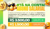 Câmara de Vereadores de Rodrigues Alves vai pagar abono salarial excepcional aos servidores do Legislativo municipal