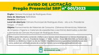 Pregão Presencial SRP nº 001/2023